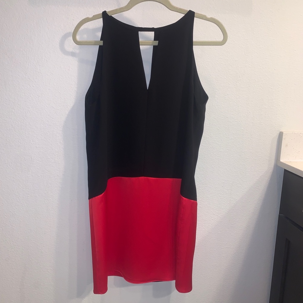 Parker black and red dress